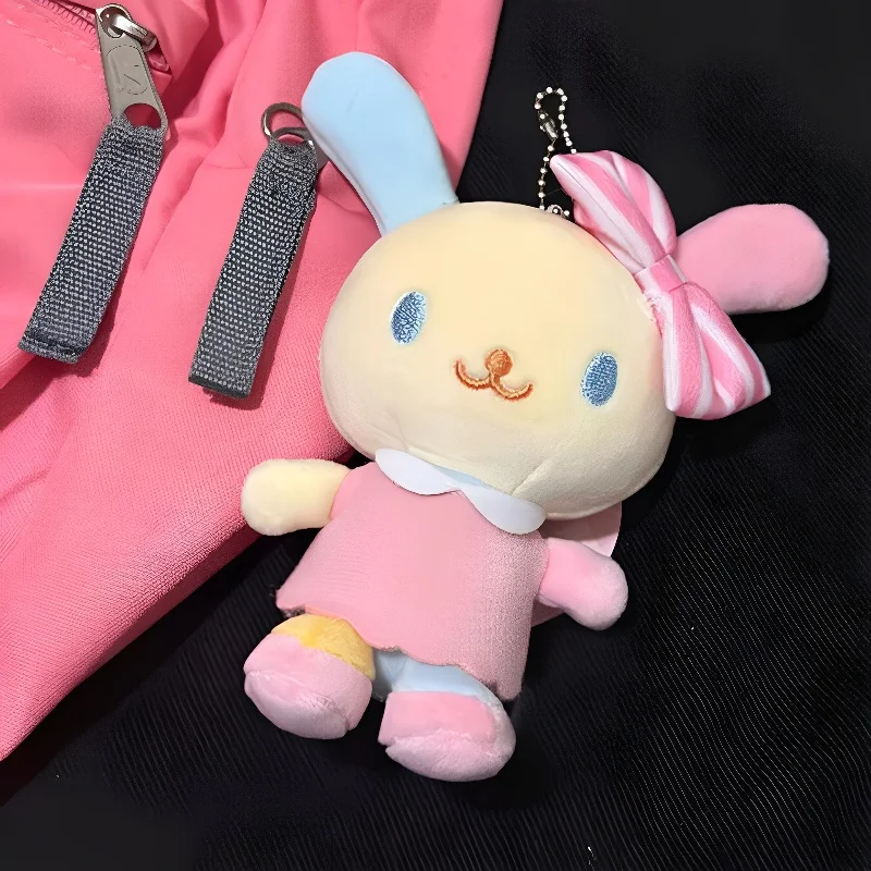 Na Stanie Kawaii U-Sa-Ha-Na Królik Pluszowa Lalka Brelok Zawieszka do Torebki Dziewczęcej Breloczki Dekoracja Śliczna Lalka Zawieszka Zabawka Prezent dla Dzieci