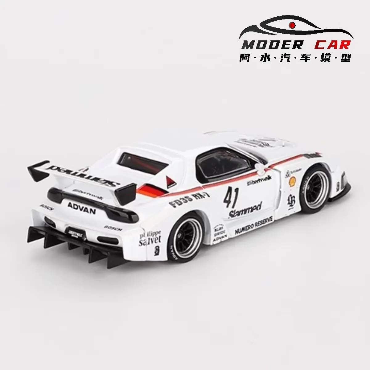 MINIGT 1:64 773 MAZDA RX7 Right rudder Diecast Model Car