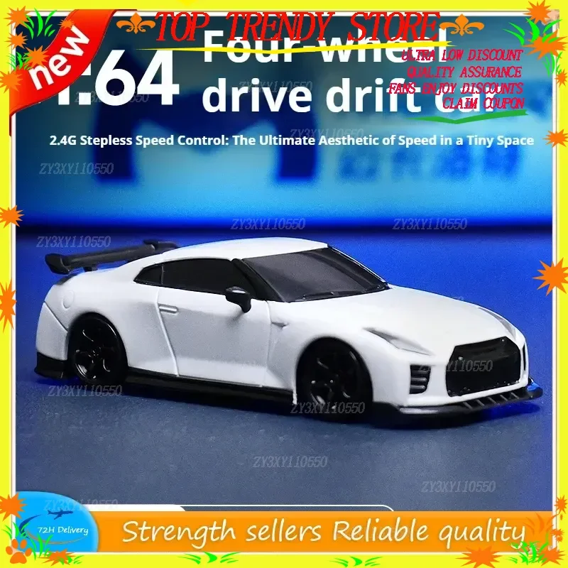 

1/64 4WD Rc Drift Car Реалистичные тормозные суппорты High Simu 12-ступенчатая металлическая краска, связанная система освещения, пропорциональная для детей, игрушка