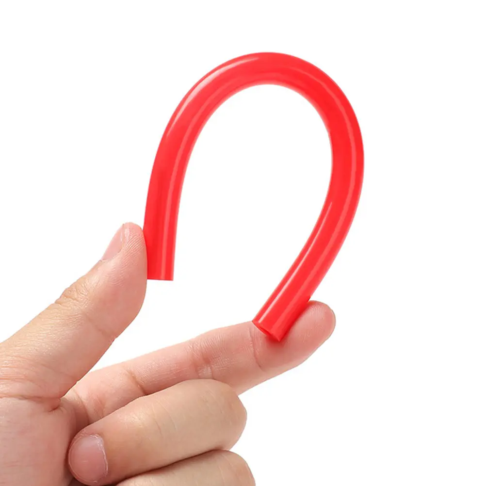 

4 Pcs Silicone Hose Red Hoses Non Slip Stove Anti Scalding Replacement Durable Outdoor Camping Supplies Long Term Use Stable