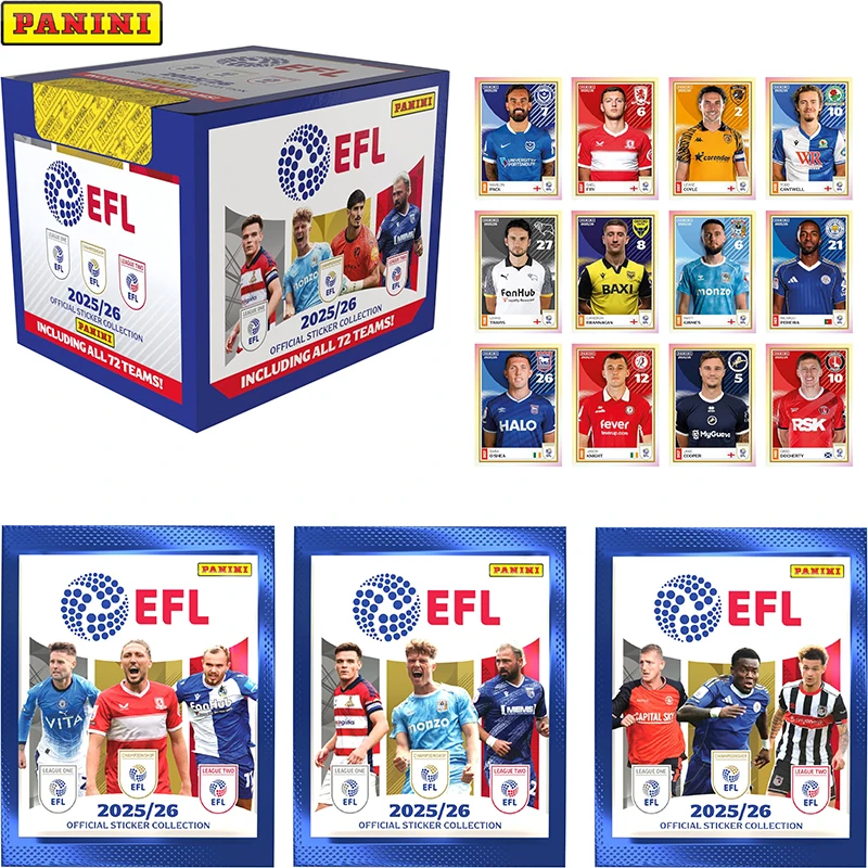 

2026 Новая коллекция наклеек Panini EFL X36 упаковок на складе БЫСТРАЯ ДОСТАВКА