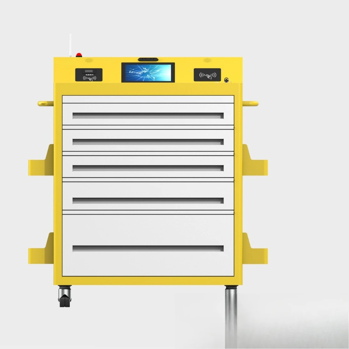 Automatic inventory RFID tool cart RFID intelligent identification Automatic inventory tool cart RFID tool management