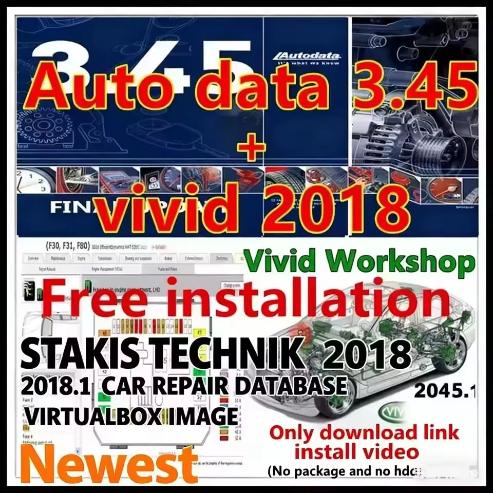 

Vivid 2018 OBD2 Scanner Workshop Data Atris-Technik ALLDATA 10.53 Car Repair Software Automotive Accessory with Wiring Diagrams