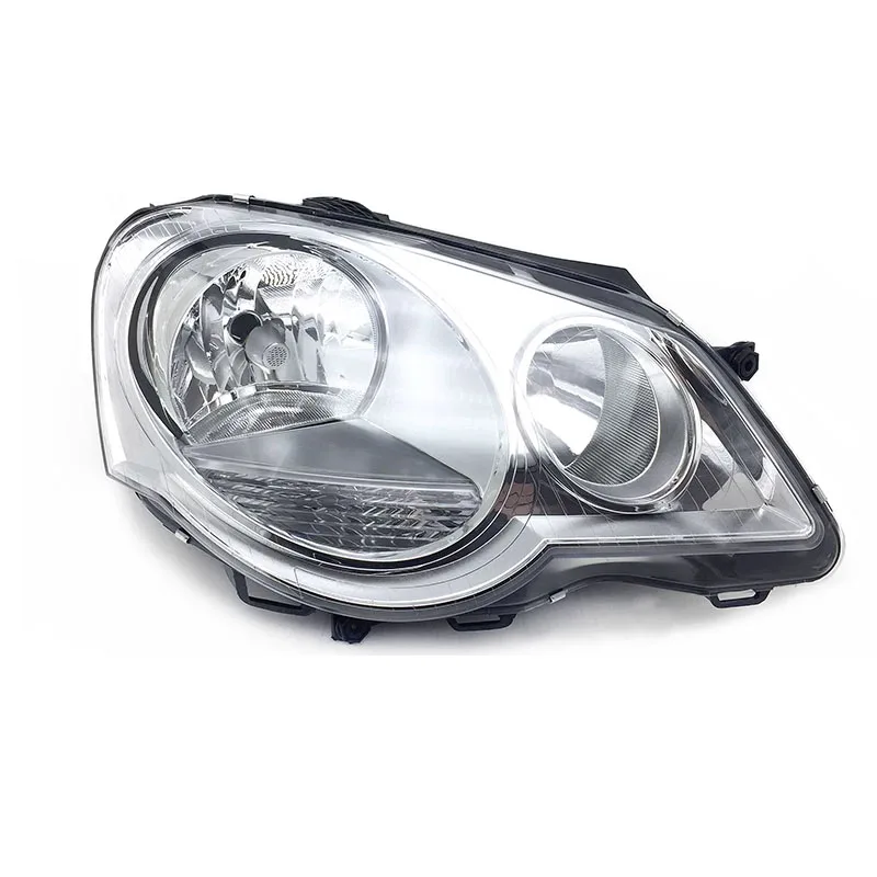 White Black Front Bumper Headlight Fog Light Head Light Lamp Type Headlight Assembly For VW POLO 9N3 2006 2007 2008 2009 2010