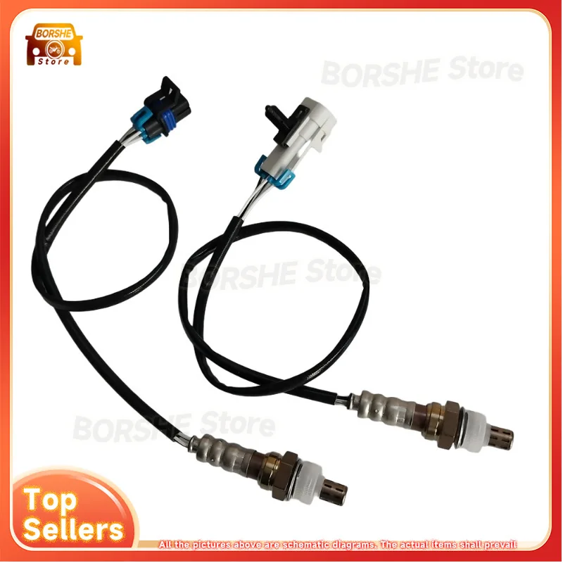2026 Cocok untuk 234-4066 234-4342 Sensor Oksigen Depan dan Belakang Mobil Chevrolet 2 Pcs Set