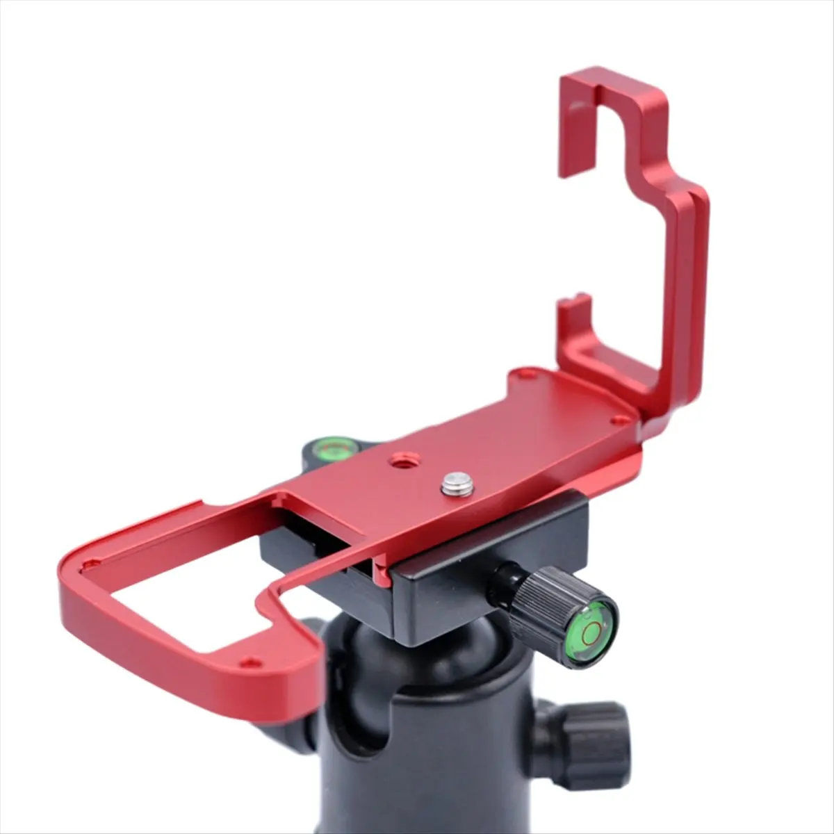 AAAE Camera Quick Install Board Quick Release L-Bracket Camera Grip for E-M1 II Camera Accessories Red