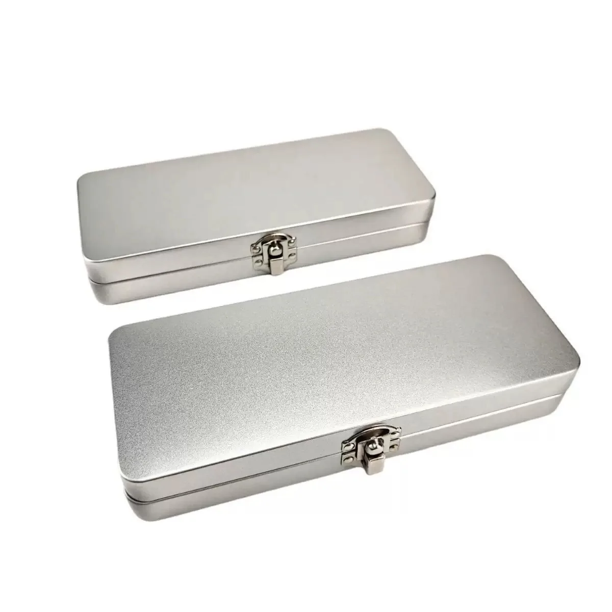 

S/L Rectangle Postcard Pull Button Stationery Storage Tin Box Large Earrings Jewelry Sundry Storage Organizer for Home Decor