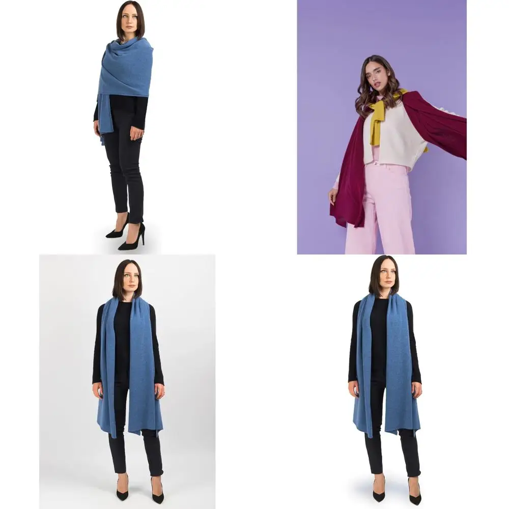 

100% Cashmere Stole - Luxurious Italian-Made Cashmere Wrap for Elegance and Comfort