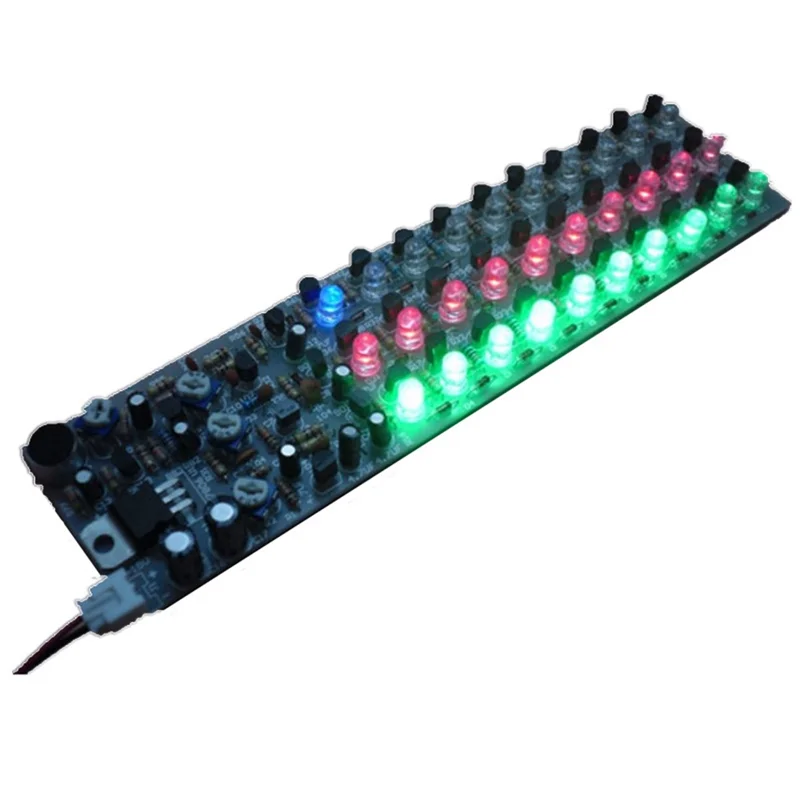 Nieuw! ! Stembediening LED Spraakbesturing Niveau LED-indicatormodule DIY Elektronische productie Muziekspectrum Audioniveau LED