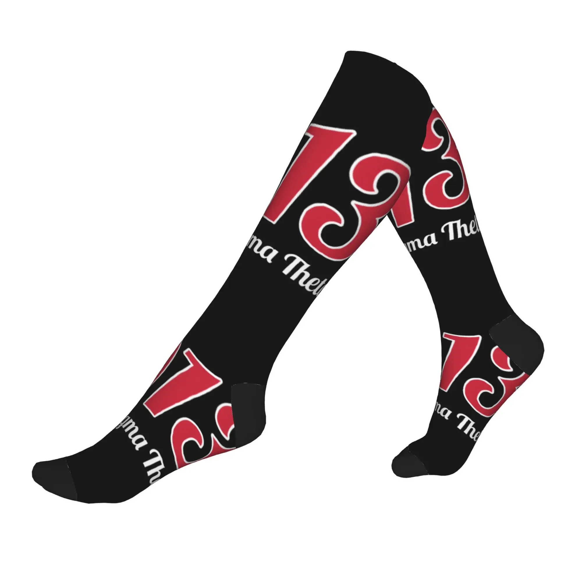 

Delta Sigma Theta 1913 Mens Sports Compression Socks Unisex Novelty 3D Printed Dress Socks