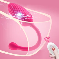 Remote Control Kegel Electric Shock Vaginal Balls For Women Clit Stimulation Vibrator Sex Toy Female Masturbation Vibrating Egg