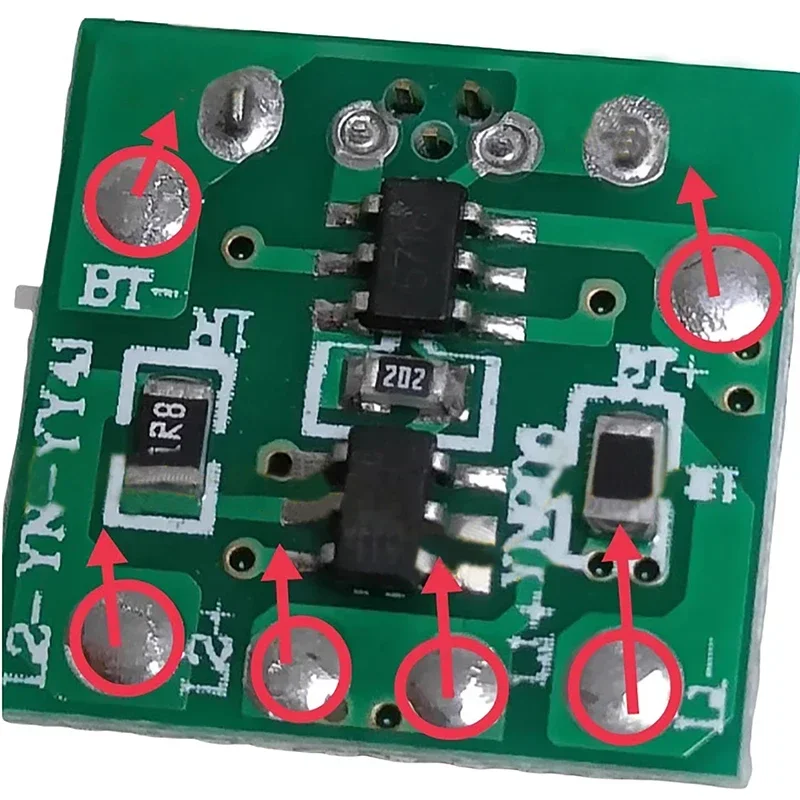 Strong Light Torch Driver Board Circuit Board DIY Circuit Board Typec Charging Port Charging And Discharging Integra Module