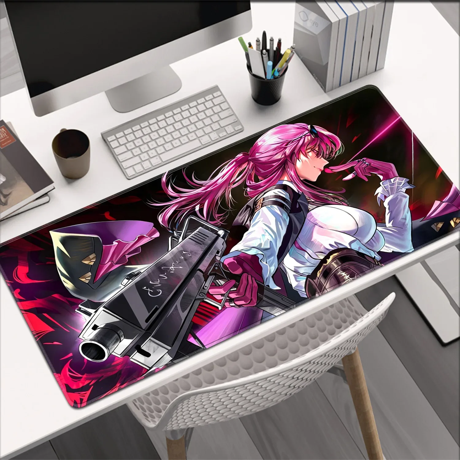 Kafka Honkai Star Rail Mouse Pad Laptop Anime Gamer Cabinet Mousepad Purple Girl Large Keyboard Rug Computer XXL Kawaii Desk Mat