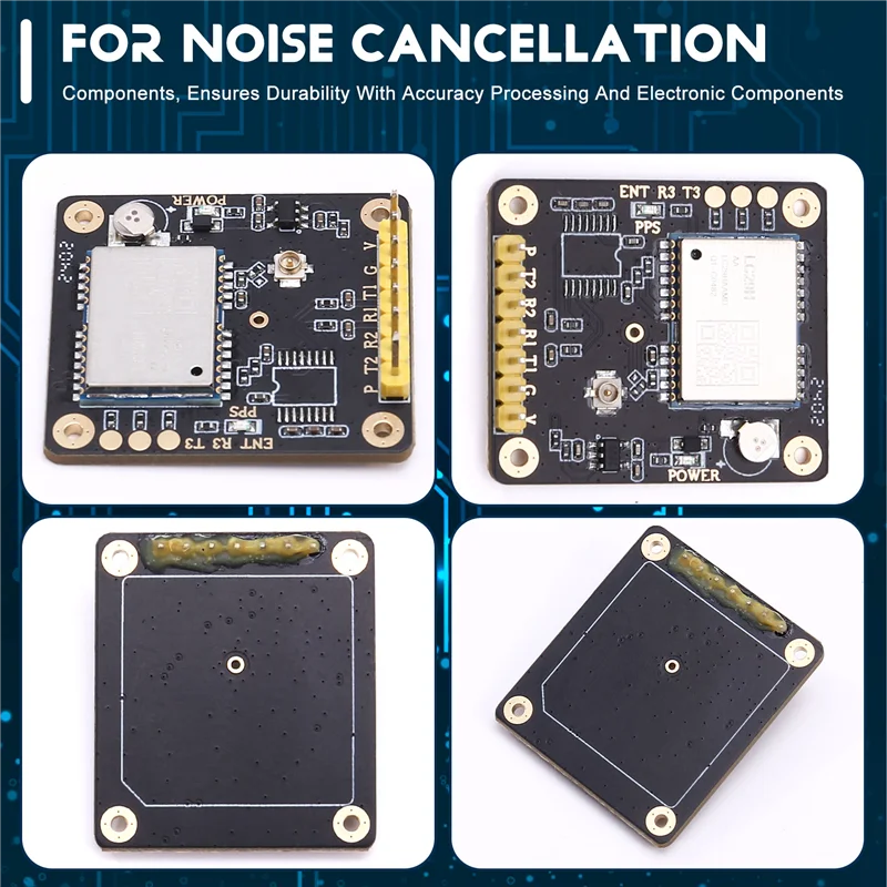 Placa de estação base RTK de alta precisão AAAEL Quectel LC29H Dupla frequência L1/L5 Módulo de posicionamento Saída de dados RTCM