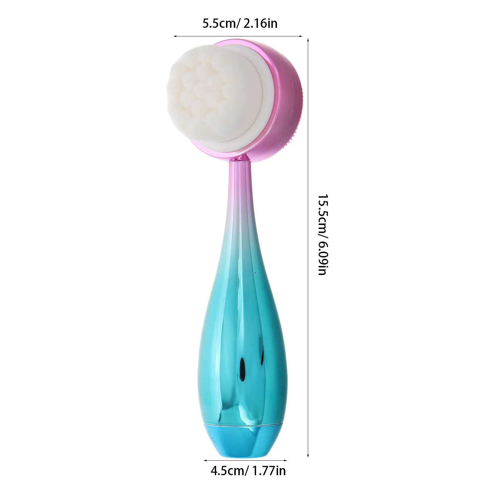Facial Brush Deep Cleansing Exfoliating Blackhead Removal Pore Clean Tool Manual Silicone Face Scrubber Portable Wash Face Brush