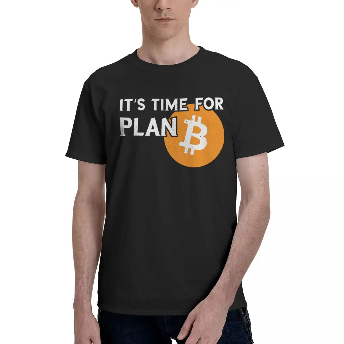 It's Time For Plan Bitcon T Shirts Graphic Y2K Pops Cotton Tshirt For Men Women Clothing