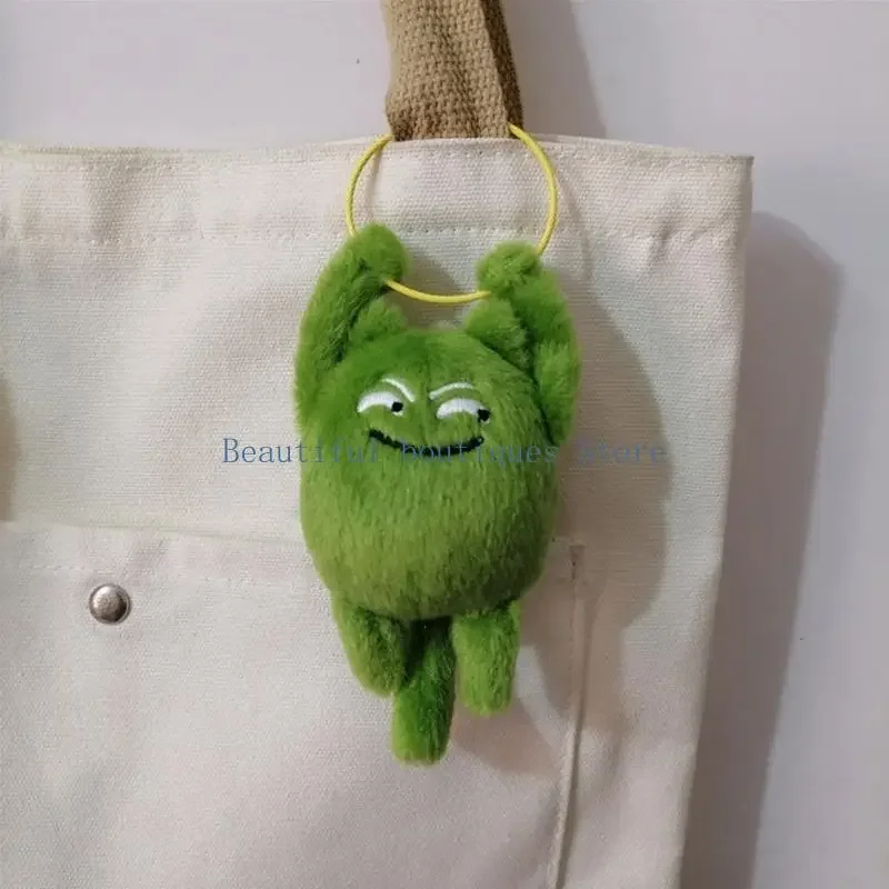 U4LF Cartoon Plush Stuffed Dolls Toy Korean Phone Chain Backpack Pendant Korean Keychain Y2K Fashion Jewelry Birthday