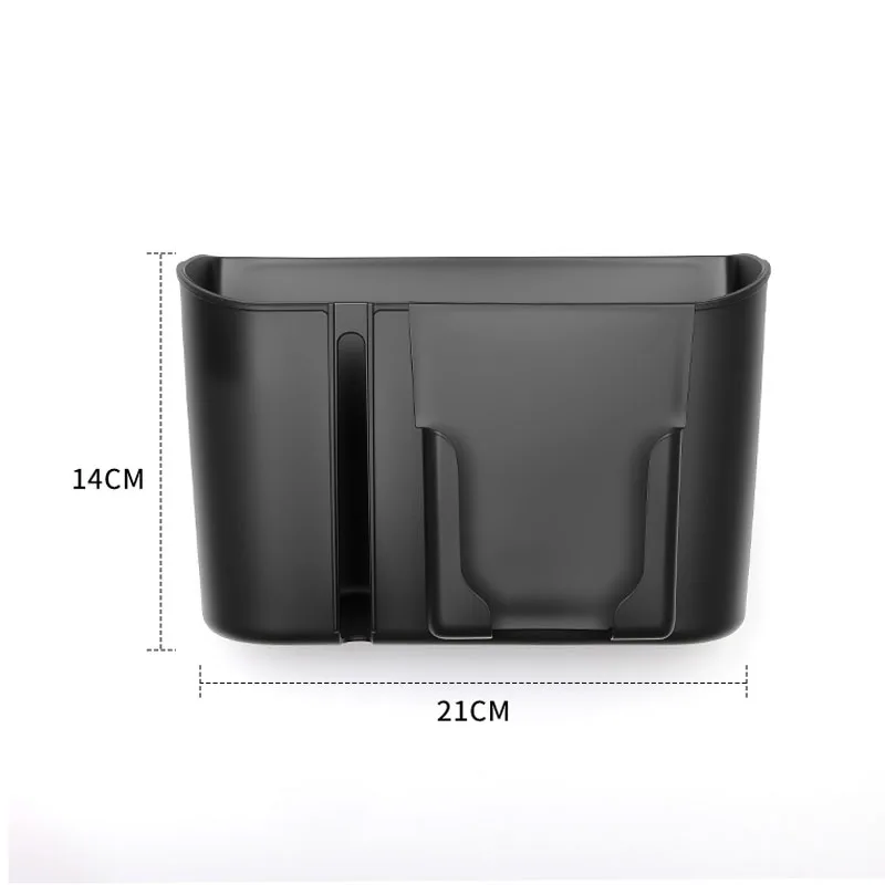Car Seat Back Storage Box Collecting Bag Cards Key Water Cup Paste Box Multi-Functional Car Interior Rear Seat Organizer Holder