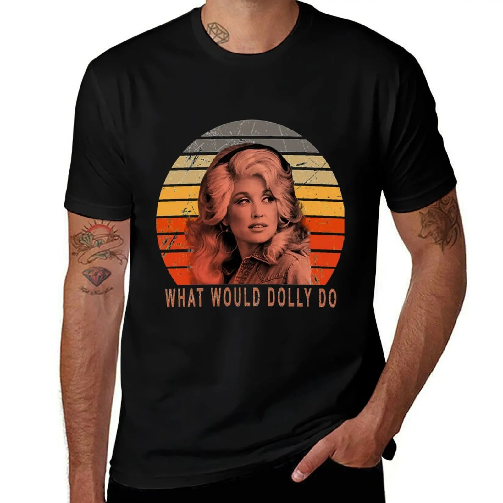 What would dolly do quote love T-Shirt Trendy Casual Short Sleeve Shirt T-Shirt