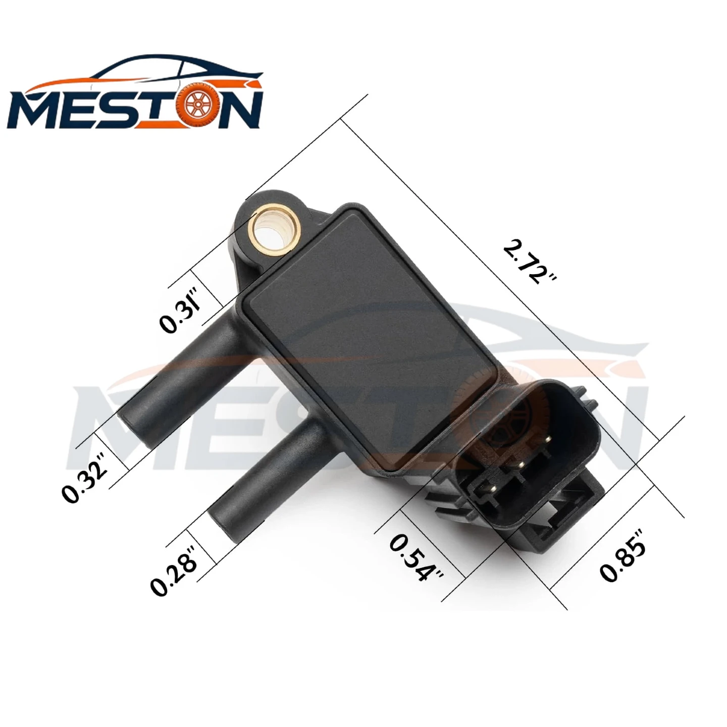 1698614 31319635 1786775 AV615L200AB DPF Differential Pressure Sensor for Ford Focus C Max Galaxy Kuga Mondeo & Volvo C30 S40