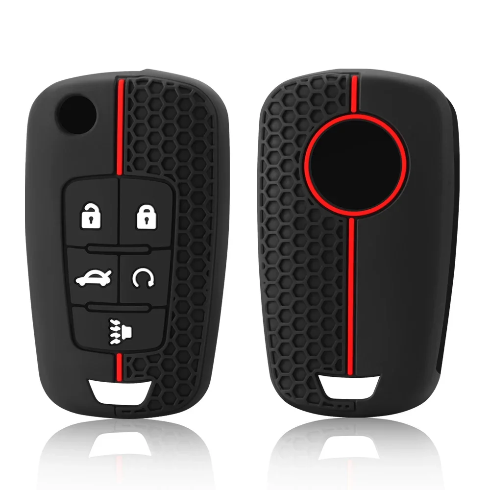 Silicone Car Key Cases Protector Cover For Chevrolet Cruze Impala Camaro Garna Equinox Volt Yakista AVEO Impala GMC Terrain