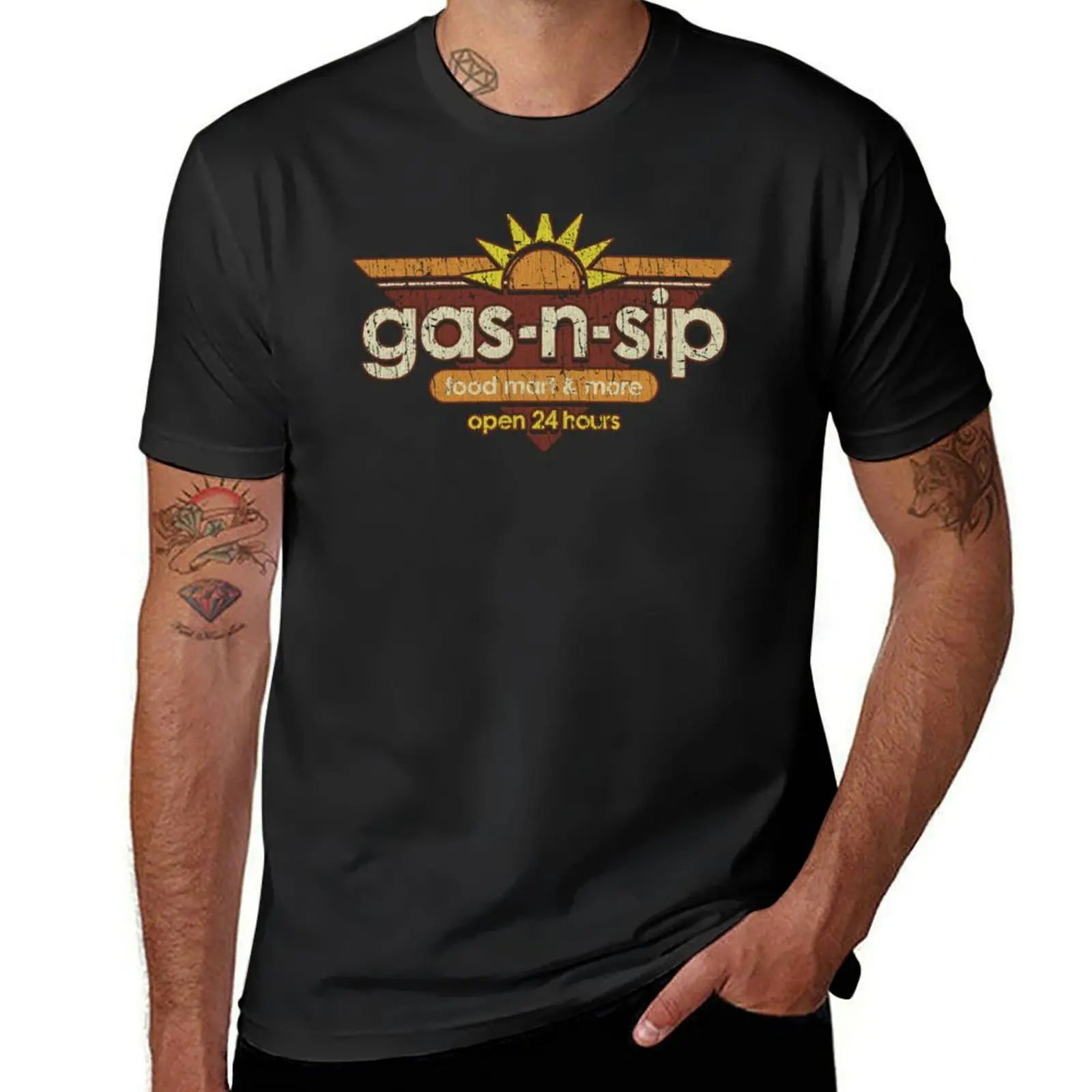 Gas-N-Sip Food Mart & More 2011 T-Shirt customs design your own sublime oversized t shirts for men