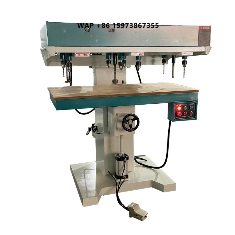 Adjustable Multi Spindles Drilling Vertical Woodworking Boring Machine