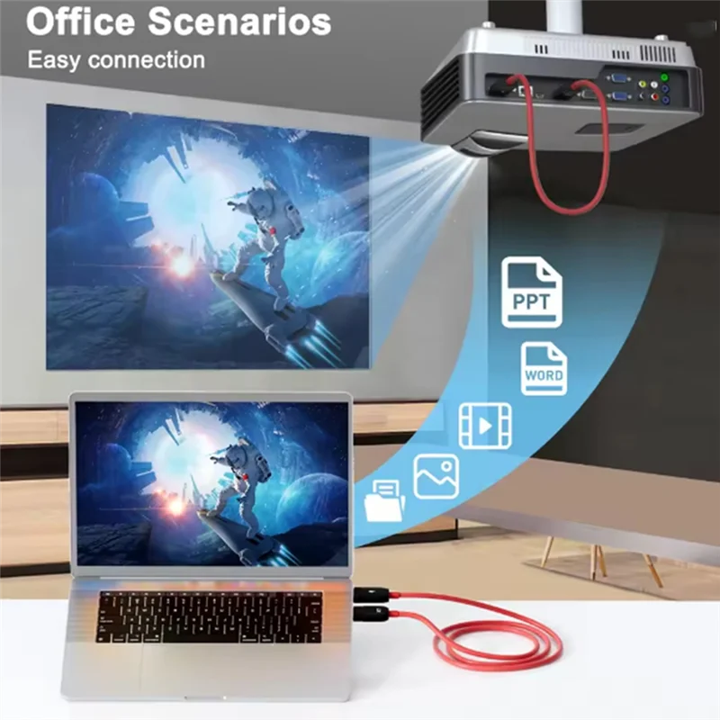 

N01R-Wireless -Compatible Transmitter And Receiver 1080P Mirroring Adapter Computer Video/Audio/Files To TV