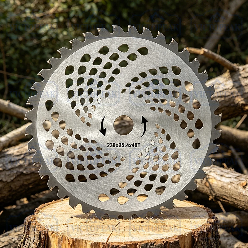 Gardening Tools Trimmer Garden Brush Cutter Accessories Lawn Mower Parts Grass Cutter Blade 255mm 40 Teeth Alloy