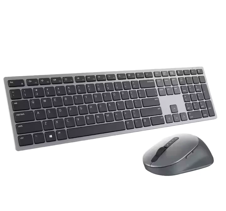

Black 2.4G Wireless LED Backlit Keyboard and Mouse Kit with Round Keycaps Ultra Thin Programmable in Stock