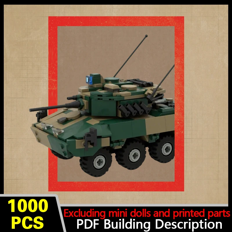 Type-87 Reconnaissance Vehicle Model MOC Building Bricks War Equipment Modular Technology Gifts Holiday Assemble Children Toys