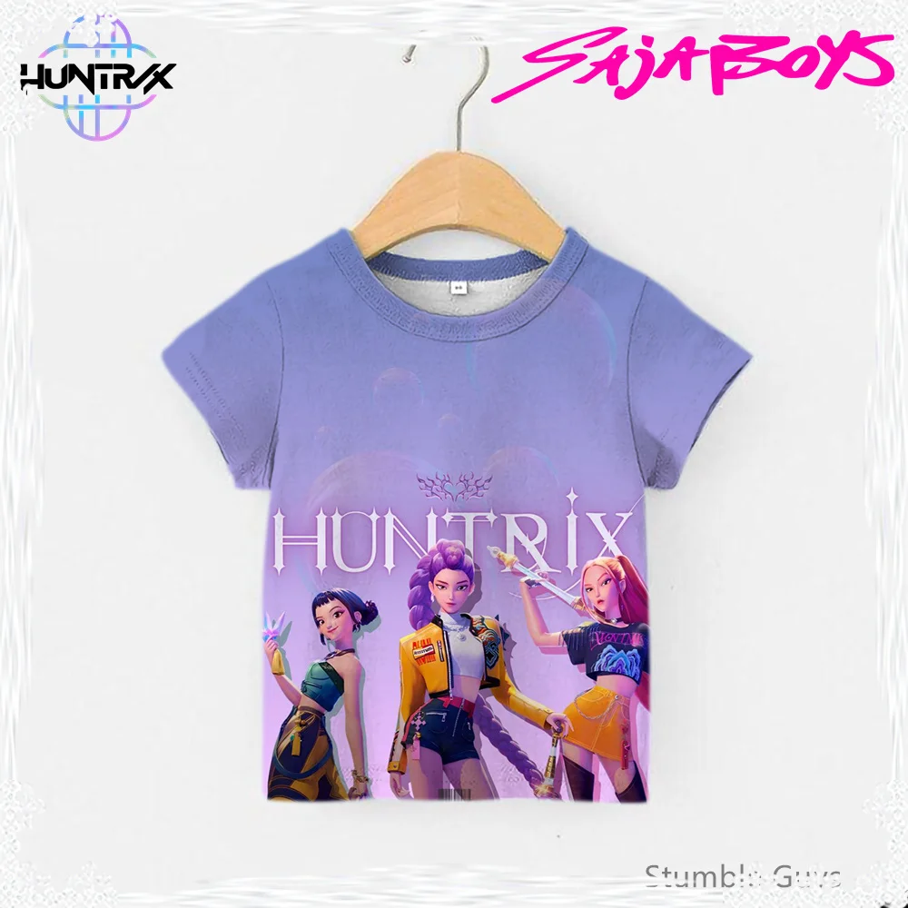 

Модная и повседневная футболка Devil Hunter KPopS для взрослых и детей, разработанная для стильных девушек. Топ-товары KPOP от Devil Hunter