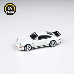 Para 1:64 Model Car RUF 1987 CTR-1 911 & 2012  CTR-3 Clubsport 997 Alloy Vehicle - White