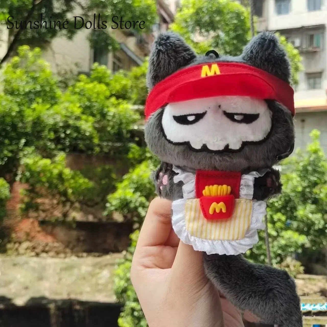 게임 속 귀여운 유령 인형 피규어 10CM 가방 장식 펜던트 열쇠고리 장난감 플러시 마스코트 장식품 선물