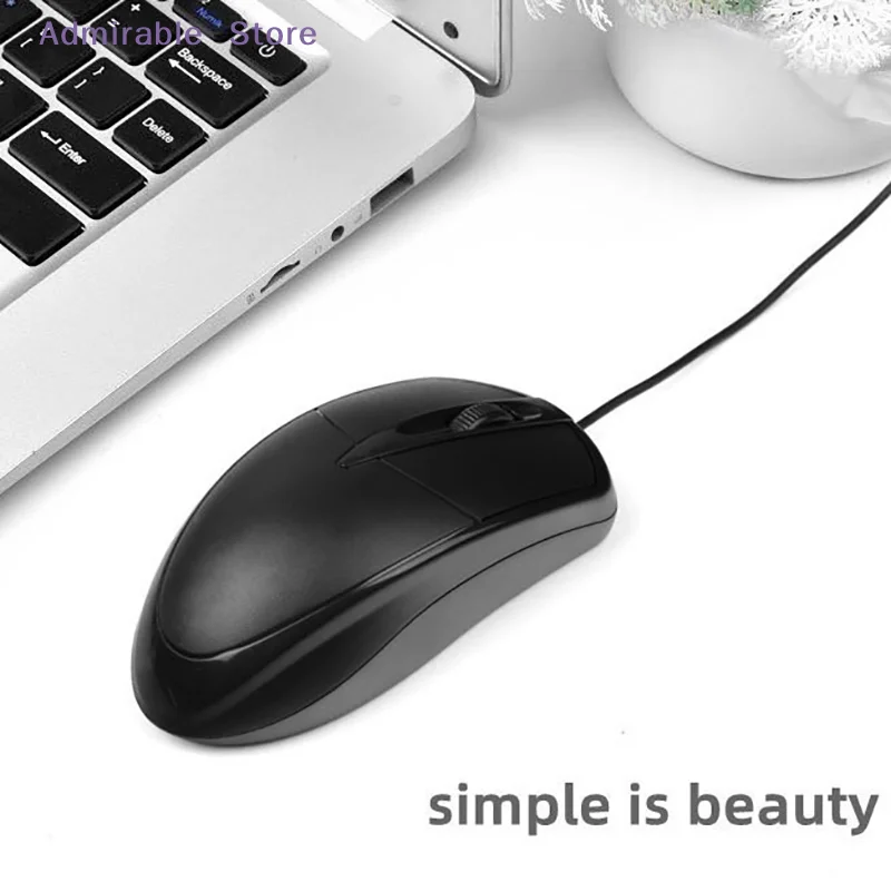 [W]Hot Selling Neutral Wired Mouse 2.4Ghz With USB Cable Ergonomic  Mice For PC Laptop Business Computer Office Mouse 1.2m