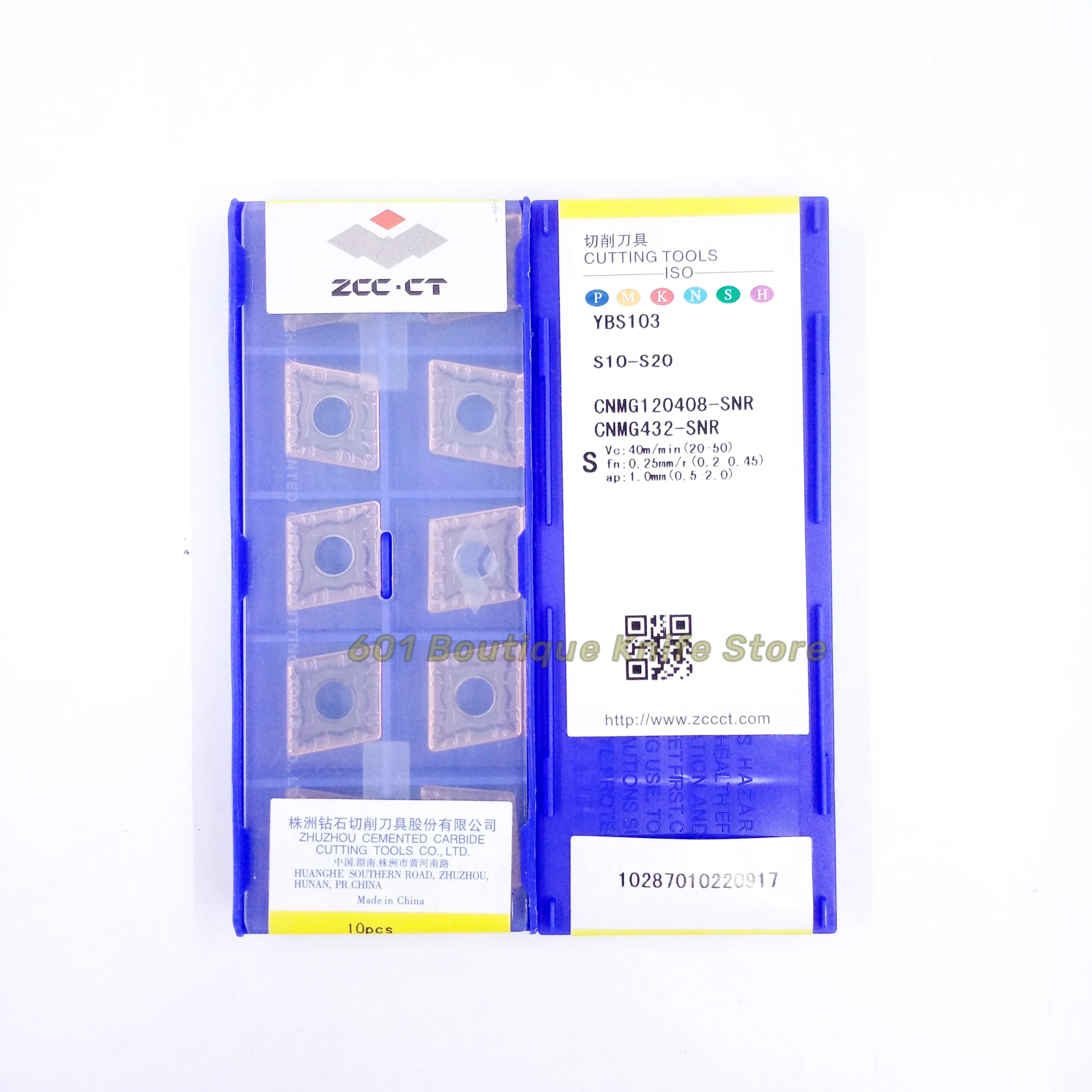 

ZCC.CT CNC carbide turning inserts CNMG120408-SNR YBG212 YBG105 YBS103