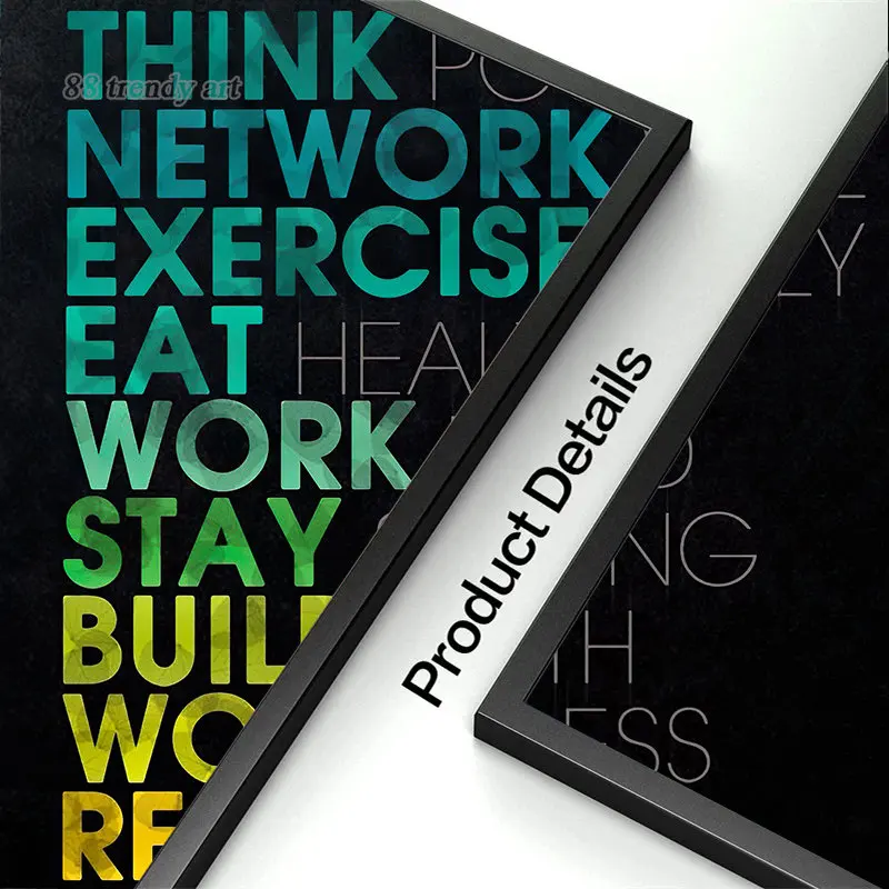 Lion Face Motivational Art Posters Inspirational Qoutes Canvas Painting Modern Office Home Living Room Wall Decor Mural No Frame