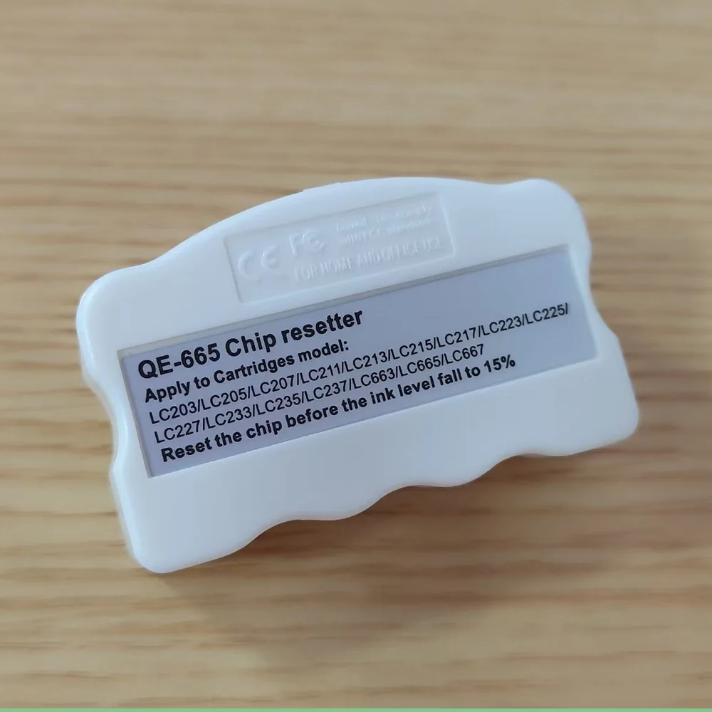 

Cartridge Chip Resetter for Brother LC203 LC205 LC207 LC311 LC213 LC215 LC217 LC223 LC225 LC227 LC233 LC235 LC237 LC663 LC665
