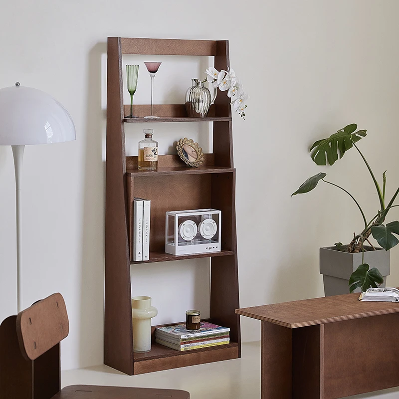 Wooden Aesthetic Display Stand Book Living Room Regale Small Magazine Collection Shelves Corner Repisas Estante Home Decorations