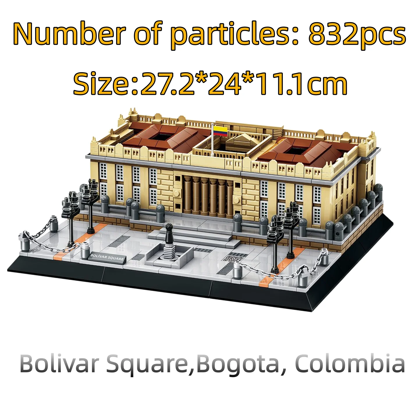 Wangge - Maqueta de Bloques de Construcción del Plaza Bolívar de Bogotá, Colombia