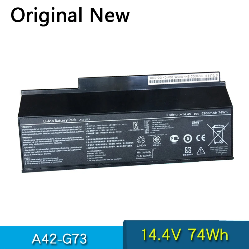 Оригинальная Аккумуляторная батарея для ASUS G73, G73G, G73GW, G73J, G73JH, G73JW, G73S, G73SW, Φ, G53, G53J, G53JW, G53S, G53SX