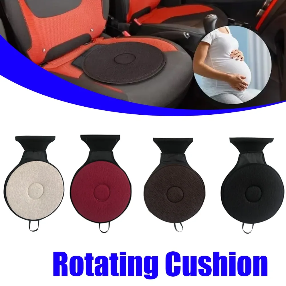 Swivel Cushion 360 Degree Rotating Car Chair Seat Cushion Mobility Aid Chair Seat Revolving Cushion Memory Foam Mat Portable
