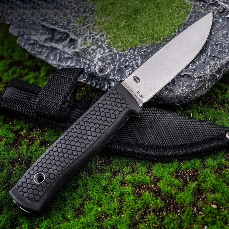 High Hardness Folding Portable With Wooden Handle, Multi-purpose Camping Survival Stainless Steel Knife High Hardness Folding Po image 2