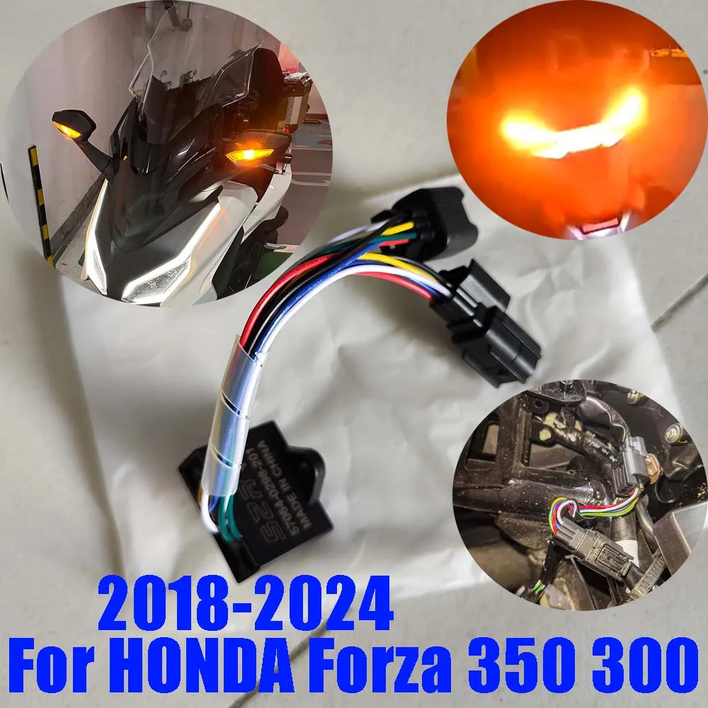 

Turn Signal Flasher Light Switch Double Flash Hazard Warning Function For HONDA Forza 350 300 NSS Forza350 Forza300 Accessories