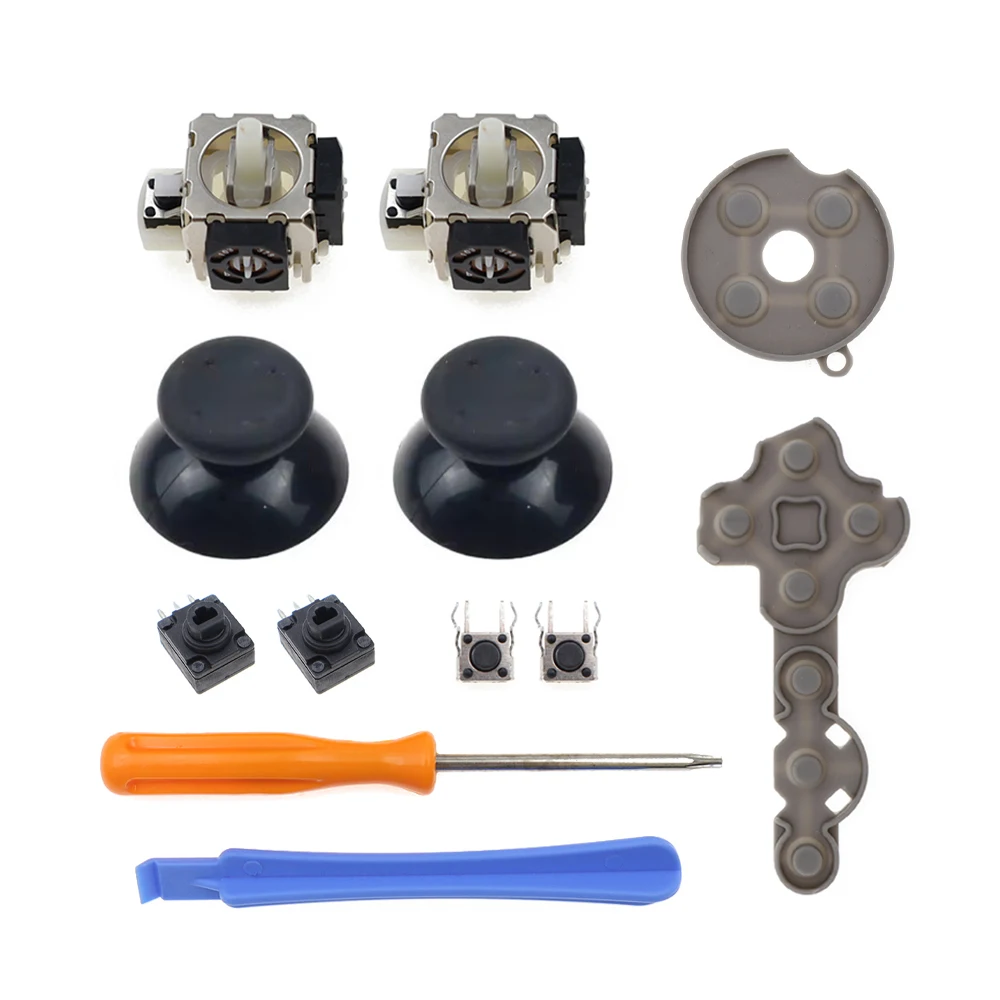 1Set For Xbox 360 Controller Analog Stick Sensor Potentiometers + Thumb Grips LT RT Trigger Switch Buttons view 2