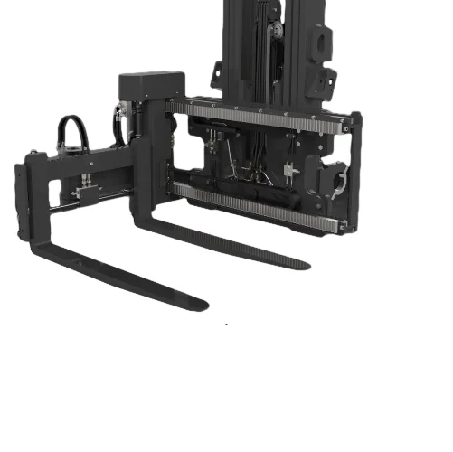 Pallet Handling for Narrow Aisle Racking System Trilateral Head Three Way Forklift Attachment