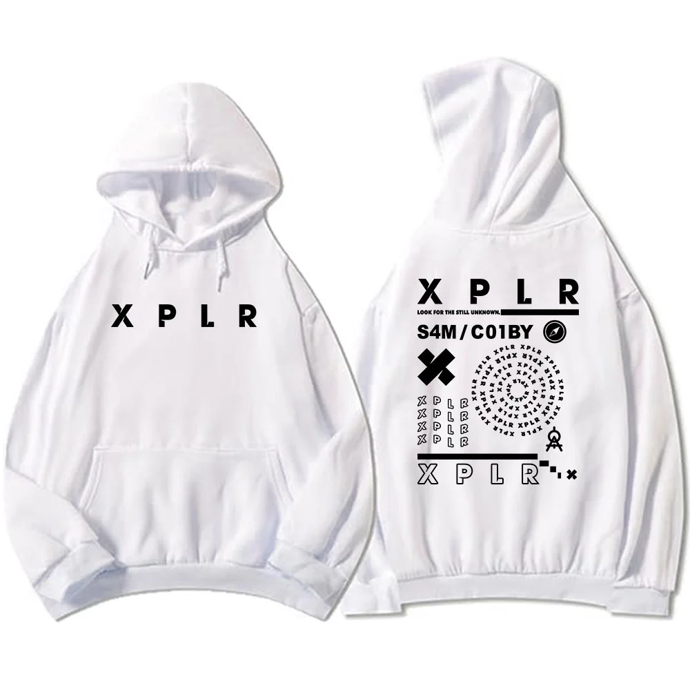 الهيب هوب الشارع الشهير سام وكولبي Xplr-r هوديس الملابس الجرافيكية روح ثقيلة موضة 2025 للجنسين مقنعين الرجال هوديس