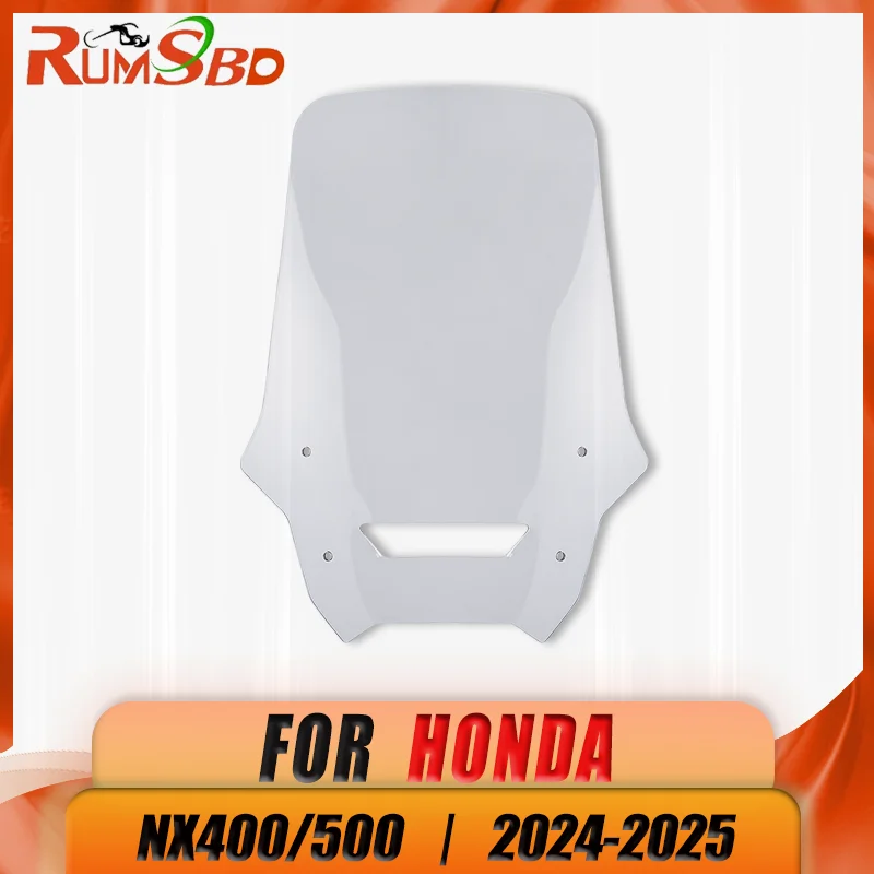 Motorcycle Windscreen Windshield Wind Air Flow Deflector For Honda NX400 NX500 2024-2025