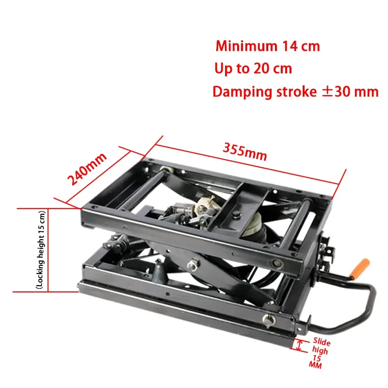 heavy duty truck air suspension system seat parts Pneumatic Suspension kit for Ergonomic Construction Machinery Seat mount