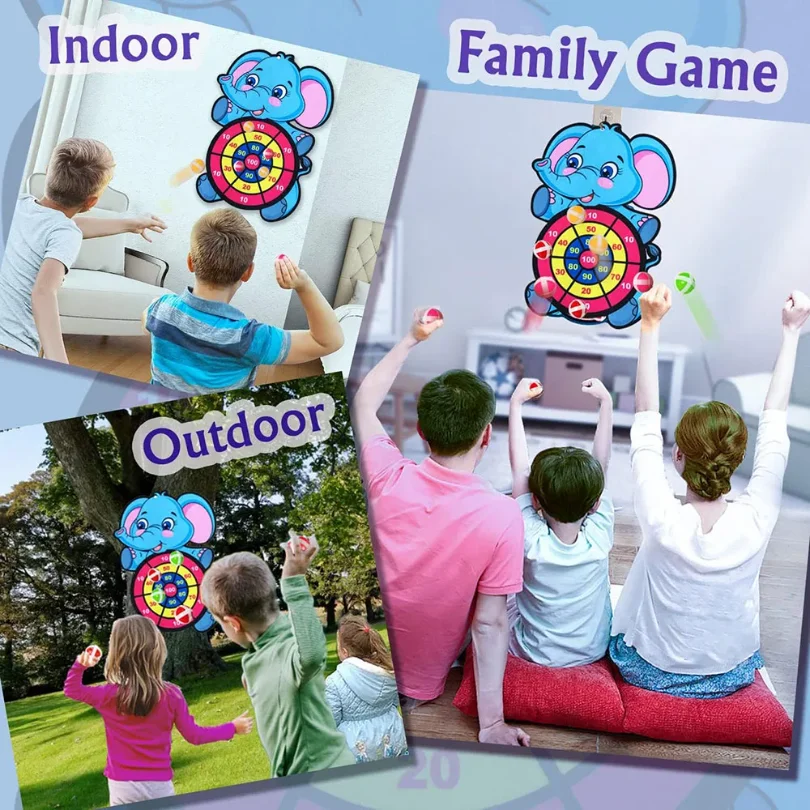 กระดานปาเป้าสำหรับเด็กพร้อมลูก - Party Games Kids Outdoor บทวิจารณ์และราคา